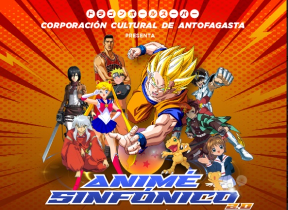  Con versión  .  regresa concierto “Animé Sinfónico” para todos los fanáticos antofagastinos de las mangas japonesas